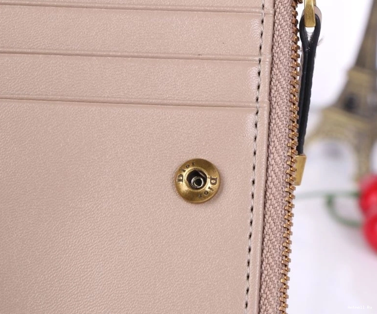 88246 Purse ZipUp Wallets Dior Christian 0726